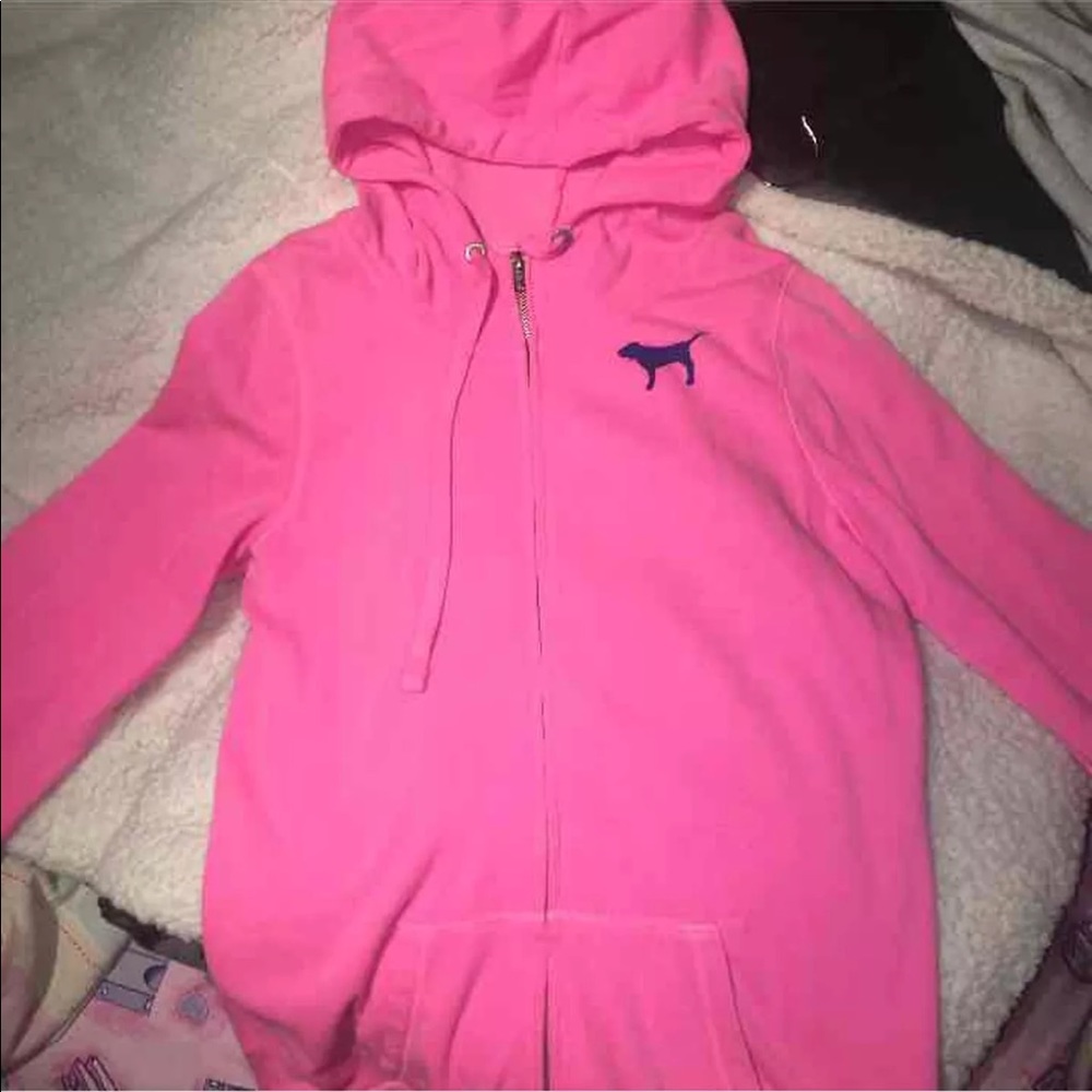 Victoria's Secret Pink Zip Up Hoodie